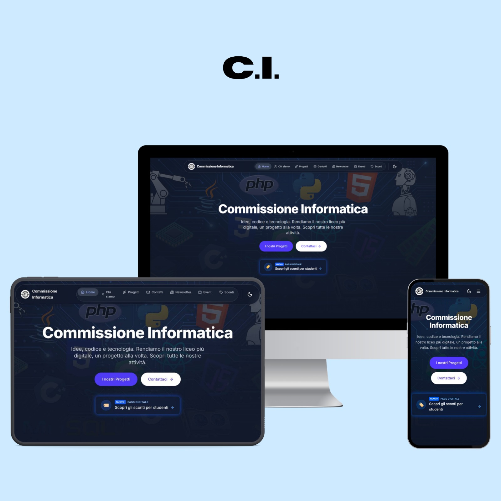 Anteprima del sito CI - Commissione Informatica